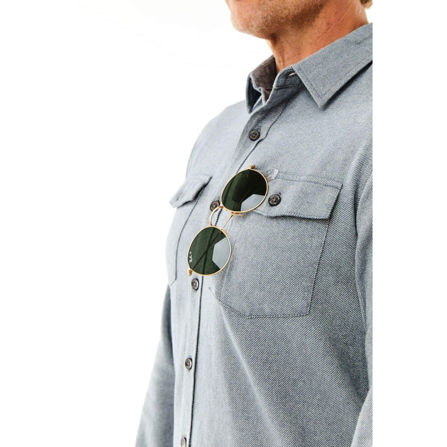 Royal Robbins BRISTOL ORGANIC COTTON TWILL L/S Herren - Outdoor Hemd – Bild 2