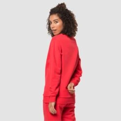 Jack Wolfskin ESSENTIAL CREWNECK W Damen - Sweatshirt 5 Jack Wolfskin ESSENTIAL CREWNECK W Damen - Sweatshirt -Outdoor-Bekleidungsgeschäft 5637929371 c essential crewneck w jack wolfskin 24