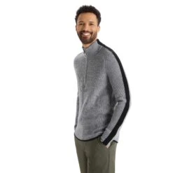 Icebreaker LODGE LS HALF ZIP SWEATER Herren - Wollpullover -Outdoor-Bekleidungsgeschäft 5637951254 c lodge ls half zip sweater icebreaker 24