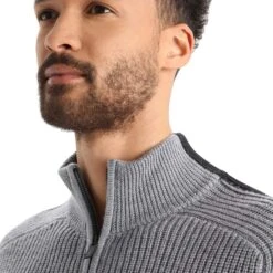 Icebreaker LODGE LS HALF ZIP SWEATER Herren - Wollpullover -Outdoor-Bekleidungsgeschäft 5637951254 e lodge ls half zip sweater icebreaker 24
