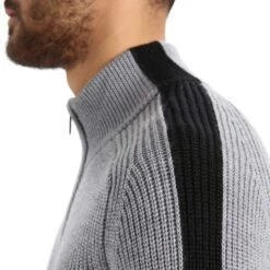 Icebreaker LODGE LS HALF ZIP SWEATER Herren - Wollpullover -Outdoor-Bekleidungsgeschäft 5637951254 f lodge ls half zip sweater icebreaker 24