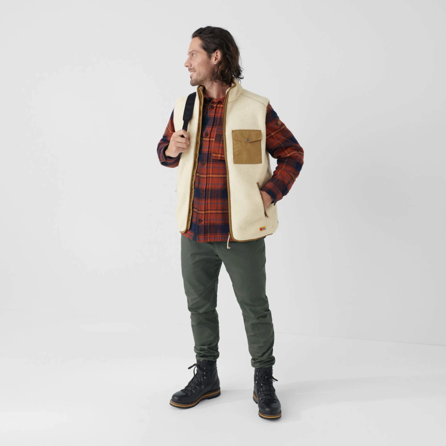 FJÄLLRÄVEN VARDAG PILE FLEECE VEST M Herren - Fleeceweste 1 FJÄLLRÄVEN VARDAG PILE FLEECE VEST M Herren - Fleeceweste